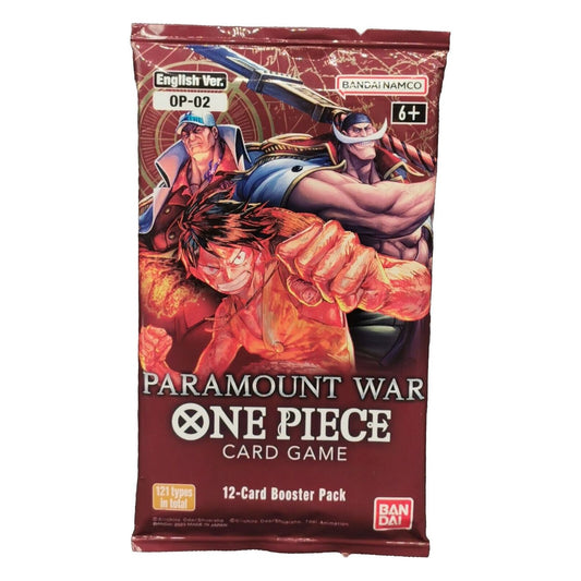 ONE PIECE Card OP 02 ENG Paramount War Booster Pack –Booster